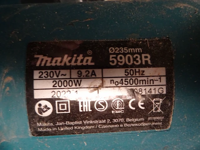 Afkortzaag makita - afbeelding 2 van  3