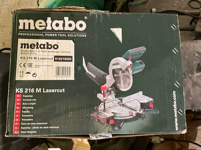 Afkortzaag metabo ks 216 m lasercut - afbeelding 1 van  3