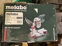 Afkortzaag metabo ks 216 m lasercut - afbeelding 1 van  3