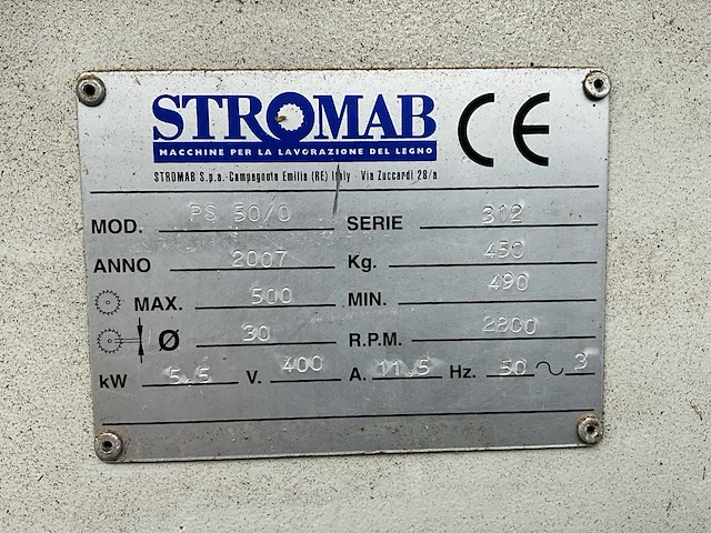 Afkortzaagmachine stromab ps 50/0 - afbeelding 6 van  10