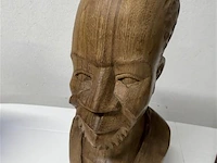 Afrikaans hoofd - hout - afbeelding 1 van  3