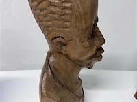Afrikaans hoofd - hout - afbeelding 2 van  3