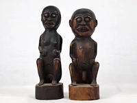 Afrikaanse beeld (x2) - afbeelding 1 van  5