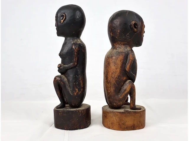 Afrikaanse beeld (x2) - afbeelding 4 van  5