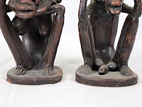 Afrikaanse beeld (x2) - afbeelding 3 van  5