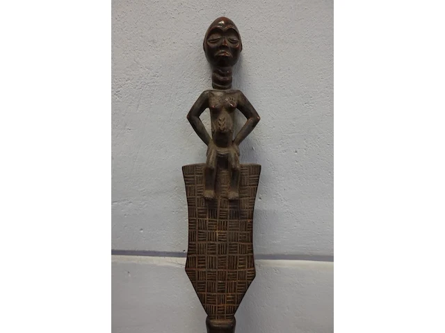 Afrikaanse houten scepter - afbeelding 2 van  4
