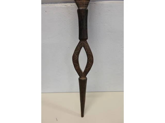 Afrikaanse houten scepter - afbeelding 3 van  4