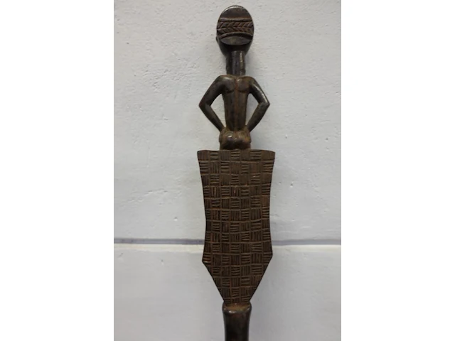 Afrikaanse houten scepter - afbeelding 4 van  4
