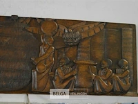 Afrikaanse houtsnijwerk 155x30cm - afbeelding 2 van  5