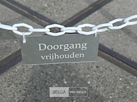 Afsluitpaaltjes met pvc ketting - afbeelding 4 van  5