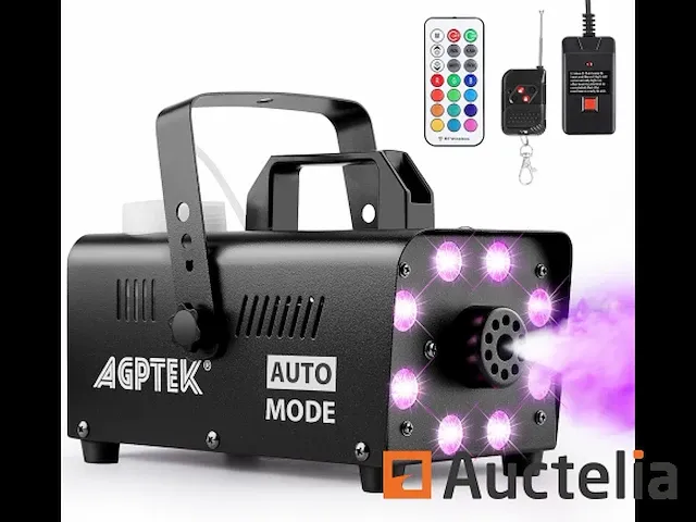 Afstandsbediening rookmachine met 13 led-lamps - afbeelding 1 van  6