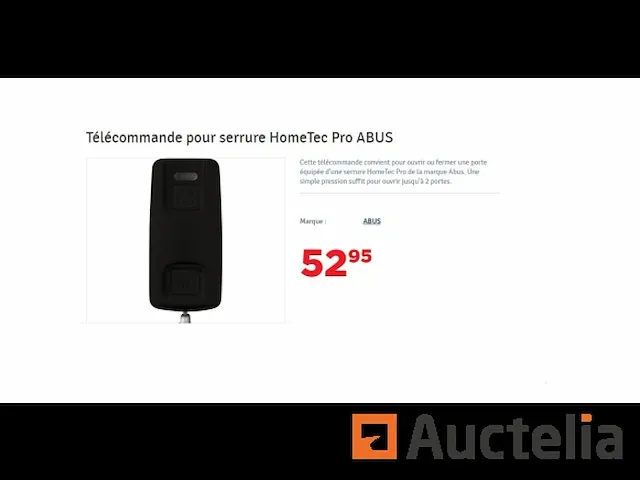Afstandsbediening voor abus hometec pro slot - afbeelding 1 van  1