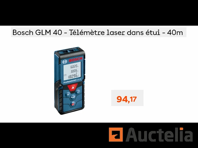 Afstandsmeter in bosch glm 40 koffer - afbeelding 1 van  2