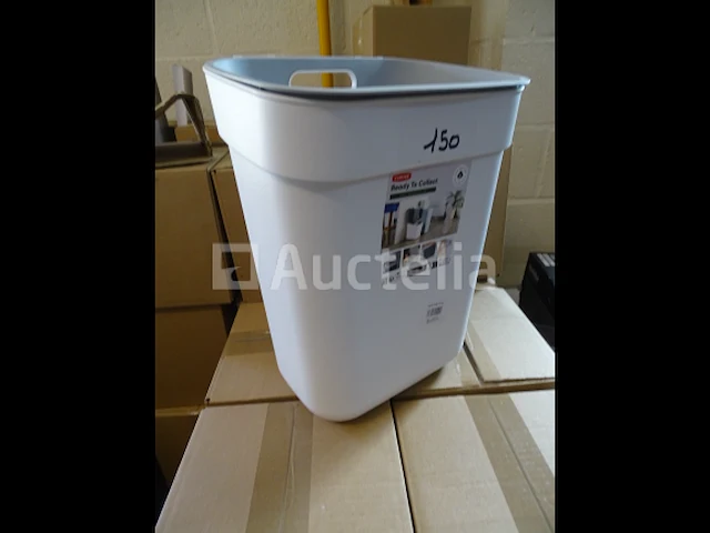 Afvalbak - 10 liter - white curver - afbeelding 1 van  4