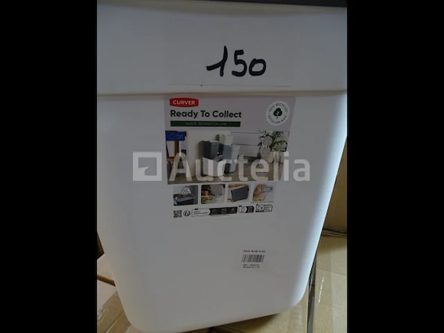 Afvalbak - 10 liter - white curver - afbeelding 3 van  4