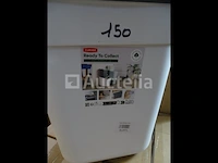 Afvalbak - 10 liter - white curver - afbeelding 3 van  4