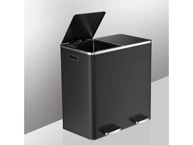 Afvalbak met dubbel compartiment 2 x 30l - afbeelding 5 van  8