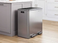 Afvalbak met dubbel compartiment 2 x 30l - afbeelding 1 van  10