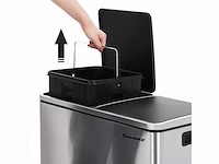 Afvalbak met dubbel compartiment 2 x 30l - afbeelding 5 van  10