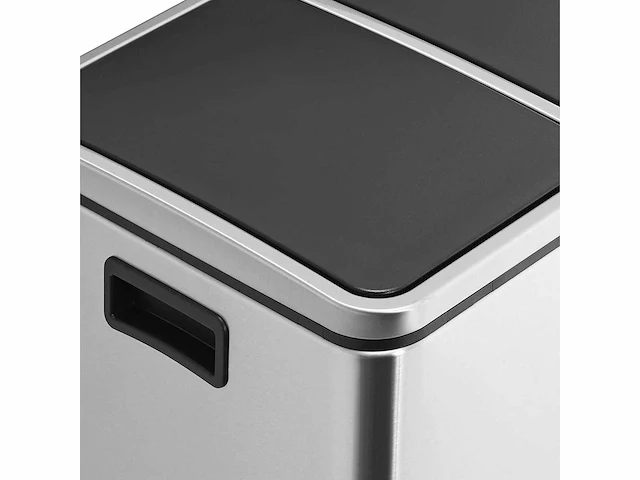Afvalbak met dubbel compartiment 2 x 30l - afbeelding 9 van  10