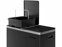 Afvalbak met dubbel compartiment 2 x 30l - afbeelding 6 van  8