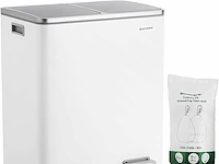 Afvalbak met dubbel compartiment 2 x 30l - afbeelding 1 van  8
