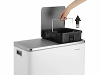 Afvalbak met dubbel compartiment 2 x 30l - afbeelding 5 van  8