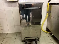 Afvalcontainer + papierdispenser. - afbeelding 1 van  2
