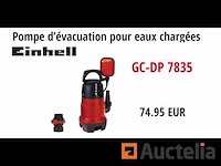Afvalwaterpomp einhell gc-dp 7835 - afbeelding 1 van  2