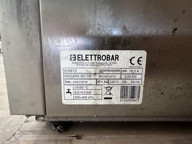 Afwasmachine elettrobar - afbeelding 3 van  4