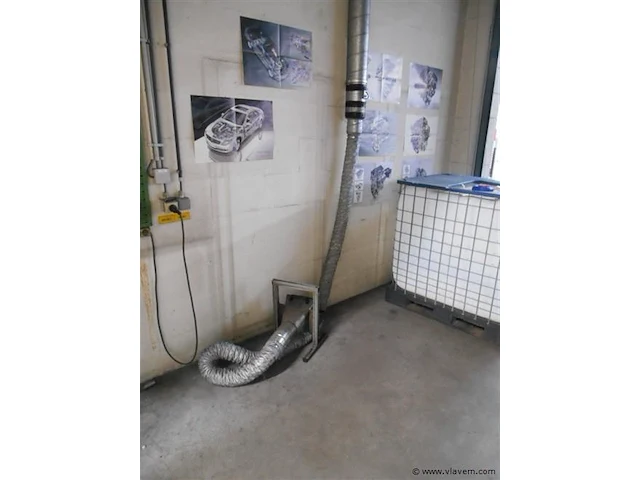 Afzuig installatie 2 zuigmonden incl motor - afbeelding 3 van  3