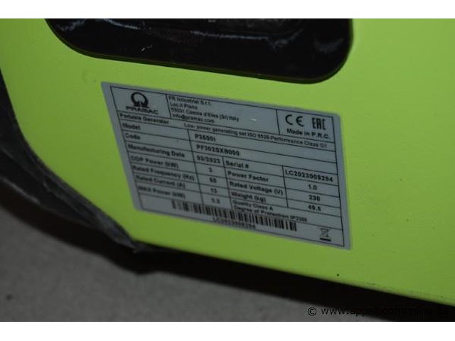 Aggregaat pramac, p 3500i bj 2023 - afbeelding 3 van  4