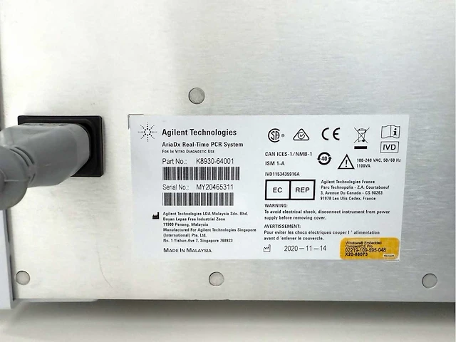 Agilent - ariadx - pcr - 2020 - afbeelding 2 van  3