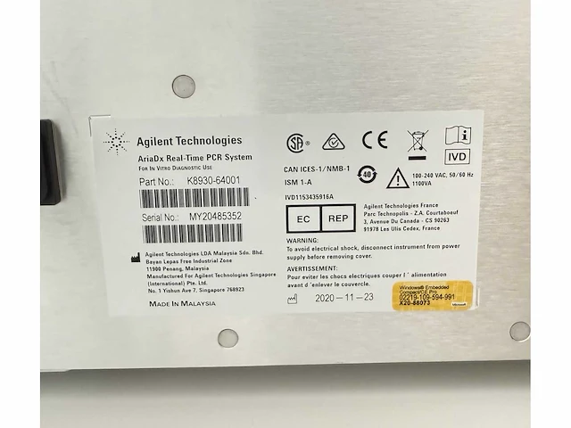 Agilent - ariadx - rt-pcr - 2020 - afbeelding 4 van  4