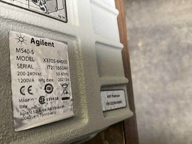 Agilent ms40-s vacuümpomp - afbeelding 6 van  8