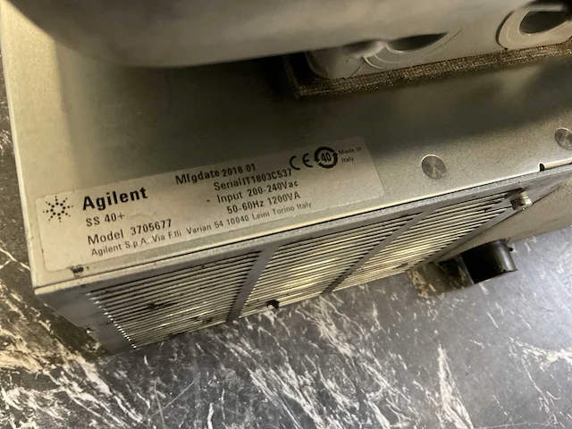 Agilent ss 40+ vacuümpomp - afbeelding 8 van  8