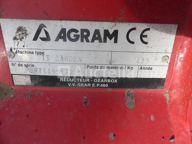 Agram ts garden 155 3-punts chassisversnipperaar - afbeelding 7 van  7