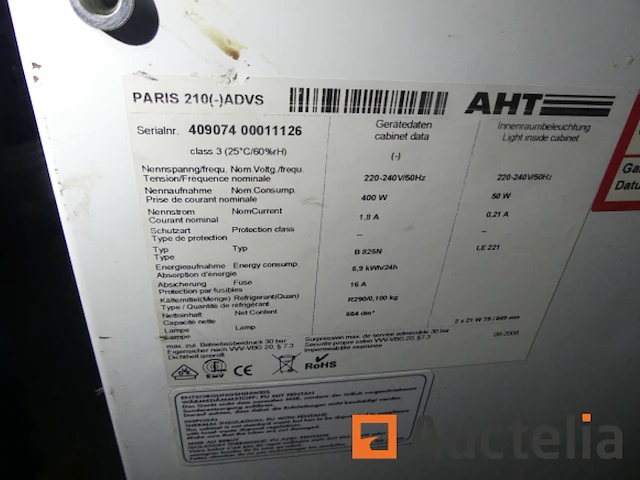 Aht b825n 2-schuifdeur diepvrieskist - afbeelding 5 van  9
