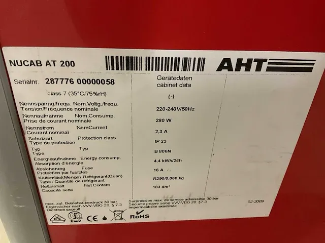 Aht nucab at 200 vriezer - afbeelding 5 van  5