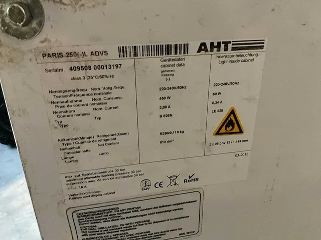 Aht paris 250 vriezer - afbeelding 7 van  12