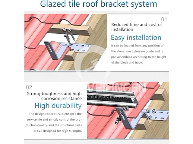 Aifizo bevestigingset zonnepanelen pannendak - afbeelding 3 van  4