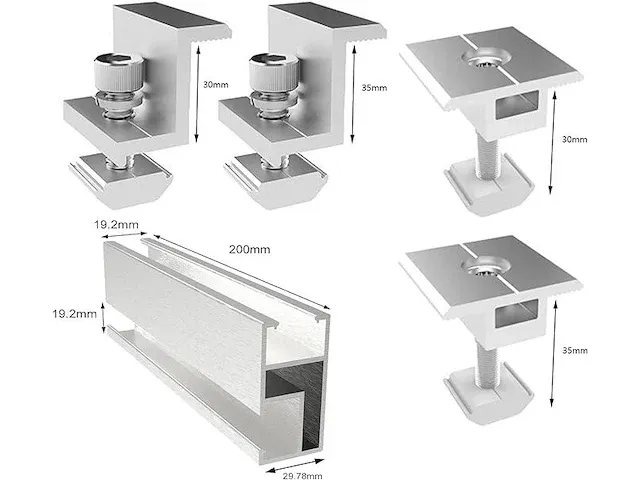 Aifizo bevestigingset zonnepanelen pannendak - afbeelding 2 van  4
