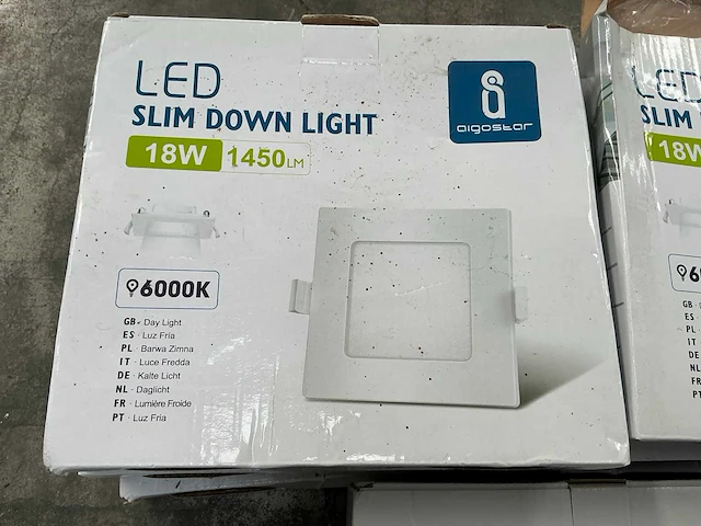 Aigostar down light plafondlamp (9x) - afbeelding 3 van  5
