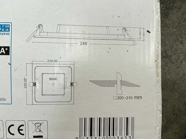 Aigostar down light plafondlamp (9x) - afbeelding 5 van  5