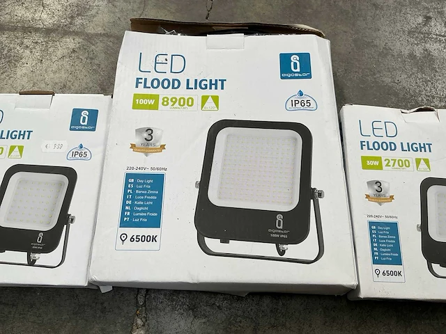 Aigostar flood light diverse led stralers (5x) - afbeelding 2 van  5
