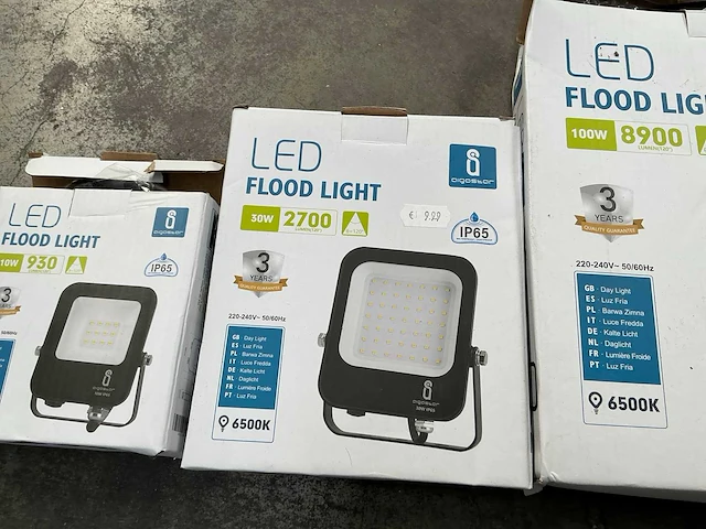 Aigostar flood light diverse led stralers (5x) - afbeelding 3 van  5