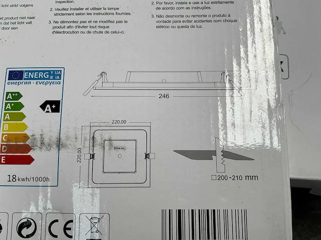 Aigostar inbouw plafondlamp (10x) - afbeelding 4 van  4