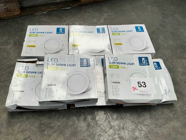 Aigostar inbouw plafondlamp (10x) - afbeelding 1 van  4