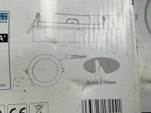 Aigostar inbouw plafondlamp (10x) - afbeelding 4 van  4