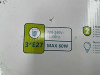 Aigostar retro pendant hanglamp (3x) - afbeelding 5 van  5